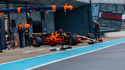 画廊：迈凯轮的2025年汽车在Silverstone拍摄日期首次亮相