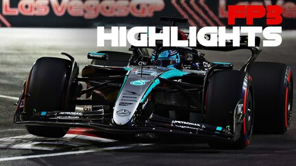亮点：观看拉斯维加斯的 FP3 比赛，拉塞尔领先皮亚斯特里