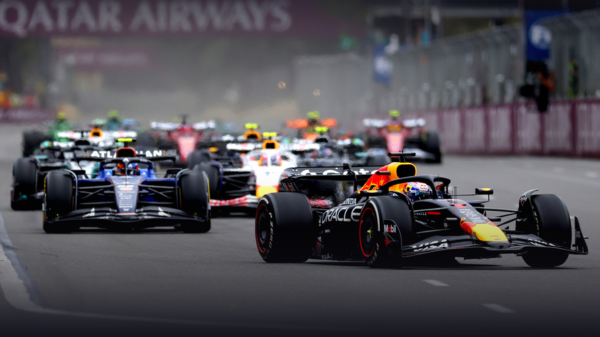 当Verstappen获胜时，赶上阿塞拜疆GP