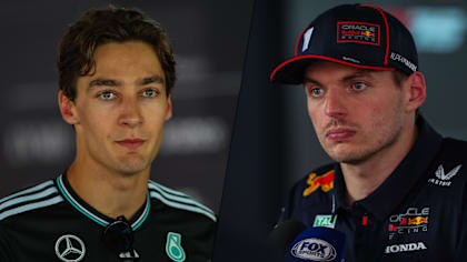 ‘我刚坠入！’ - 罗素和维斯塔彭（Russell）和维斯塔彭（Verstappen）就西班牙的戏剧性碰撞提供了判决