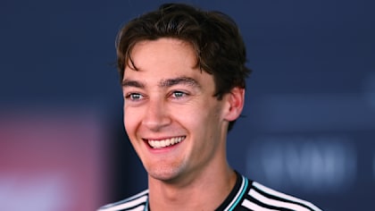 罗素（Russell）在西班牙梅赛德斯（Mercedes