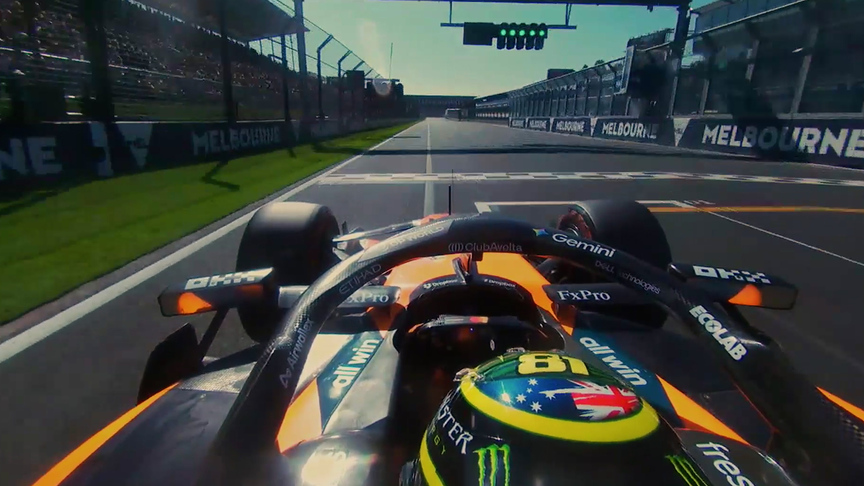 登上 Piastri 周五在澳大利亚最快的单圈