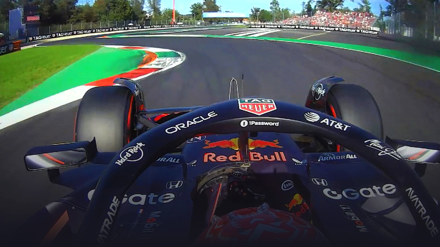 与Verstappen一起乘坐新的Monza Lap Record