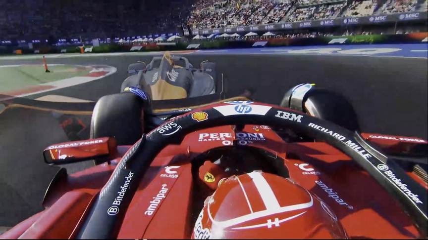 看看诺里斯如何驾驶我们的“幽灵赛车”击败勒克莱尔夺得墨西哥杆位