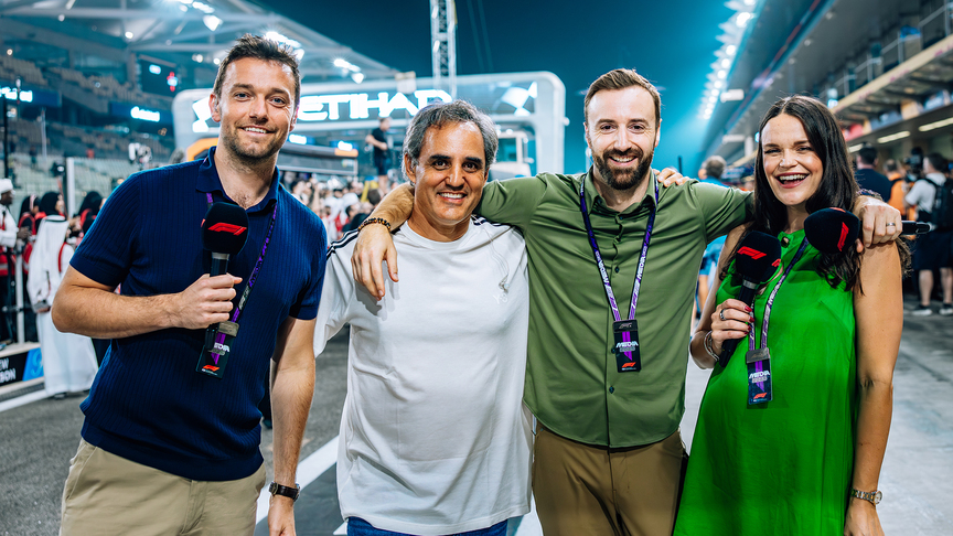 观看阿布扎比大奖赛前的周末热身赛