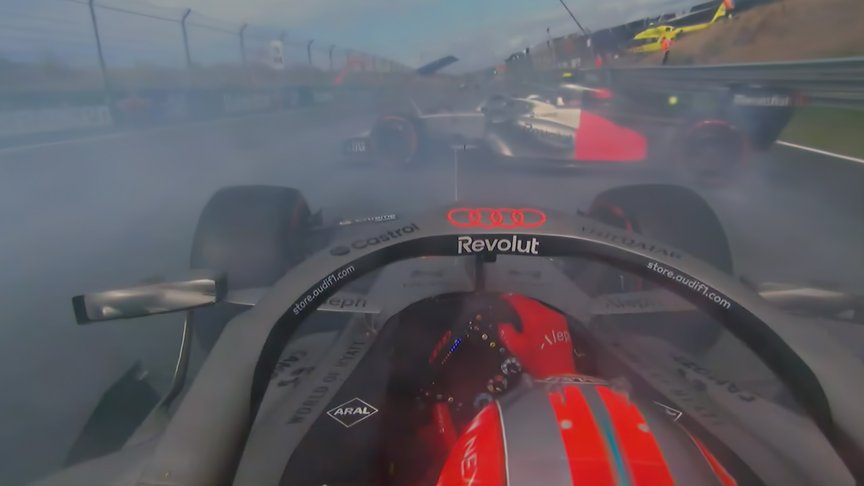 Hulkenberg reacts to 'scary' near-miss in Dutch GP