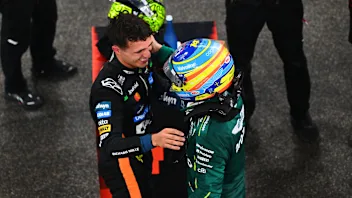 诺里斯的车手队友祝贺他获得首个冠军头衔